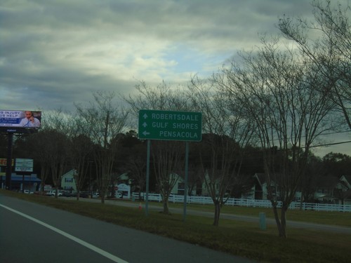 US-90 East/AL-59 South at US-90/AL-59 Split