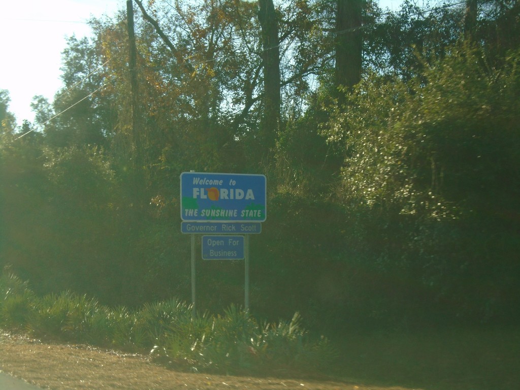 US-98 East - Welcome To Florida