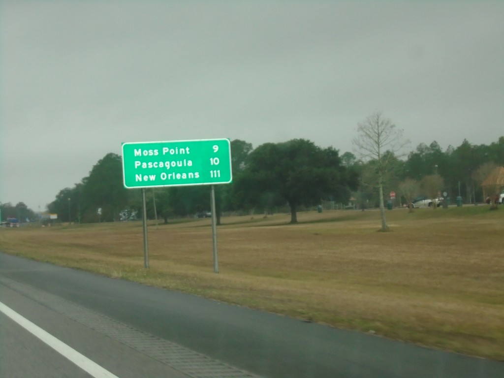 I-10 West - Distance Marker