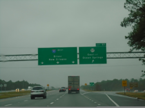 I-10 West - Exit 57