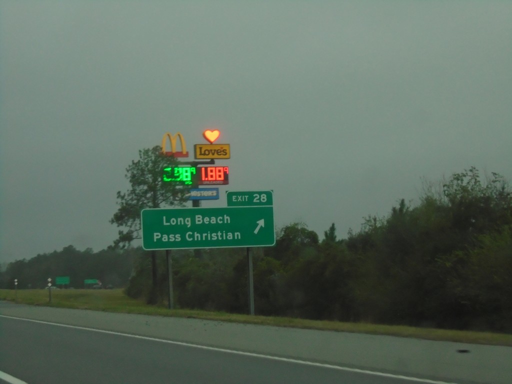 I-10 West - Exit 28