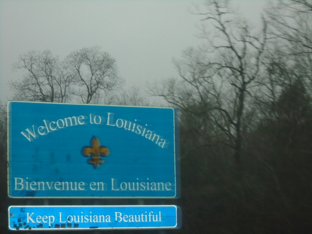 I-10 West - Welcome To Louisiana