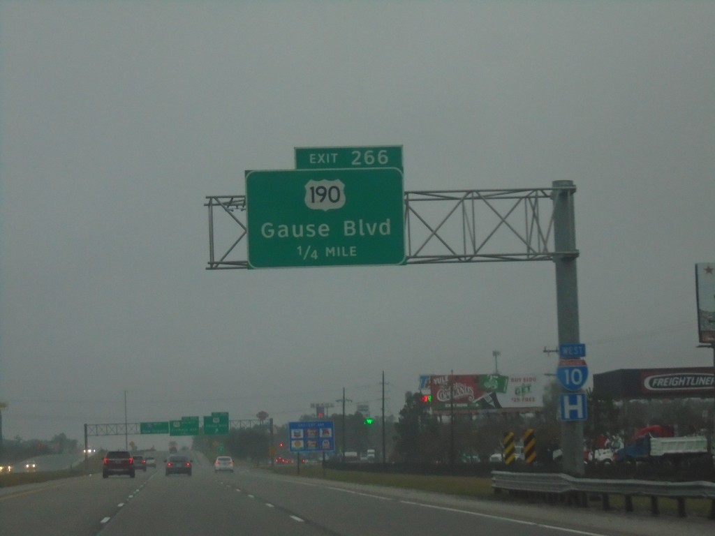 I-10 West - Exit 266