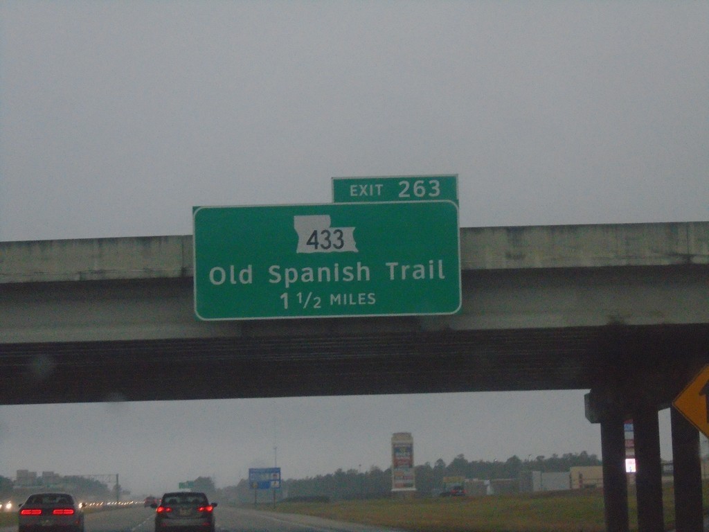 I-10 West - Exit 263