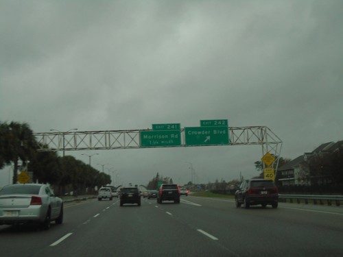 I-10 West - Exits 242 and 241