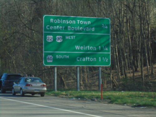 I-376 East - Next Pittsburgh Area Exits