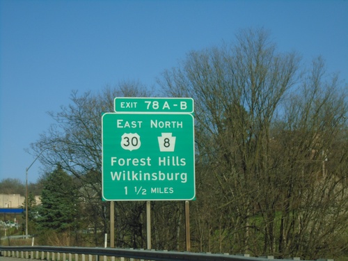 I-376 East - Exit 78