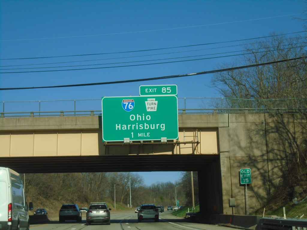 I-376 East Approaching Exit 85