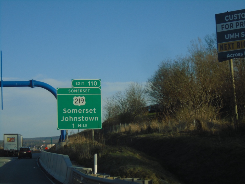 I-70/I-76 East - Somerset Interchange