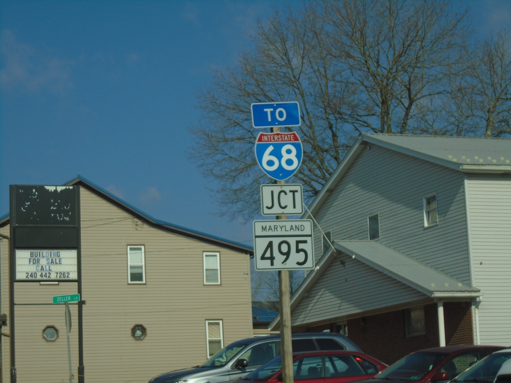 US-40 ALT West at MD-495/To I-68