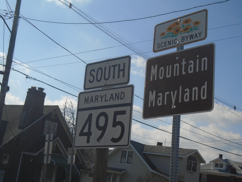 MD-495 South - Maryland Mountain Scenic Byway