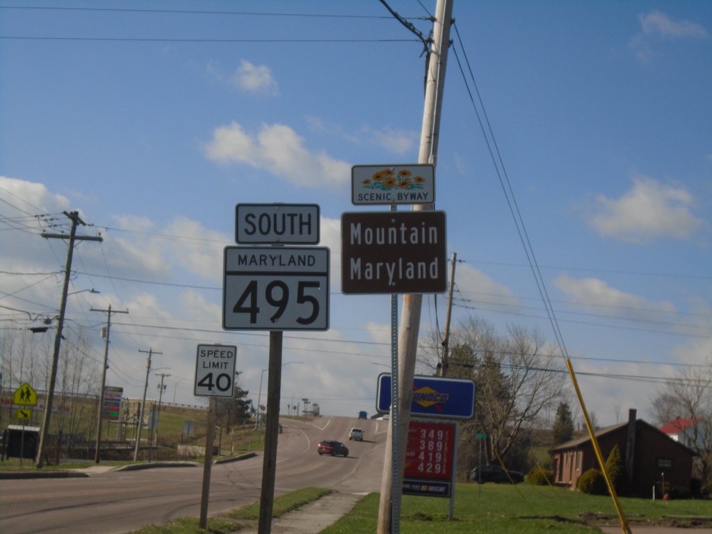 MD-495 South - Maryland Mountain Scenic Byway