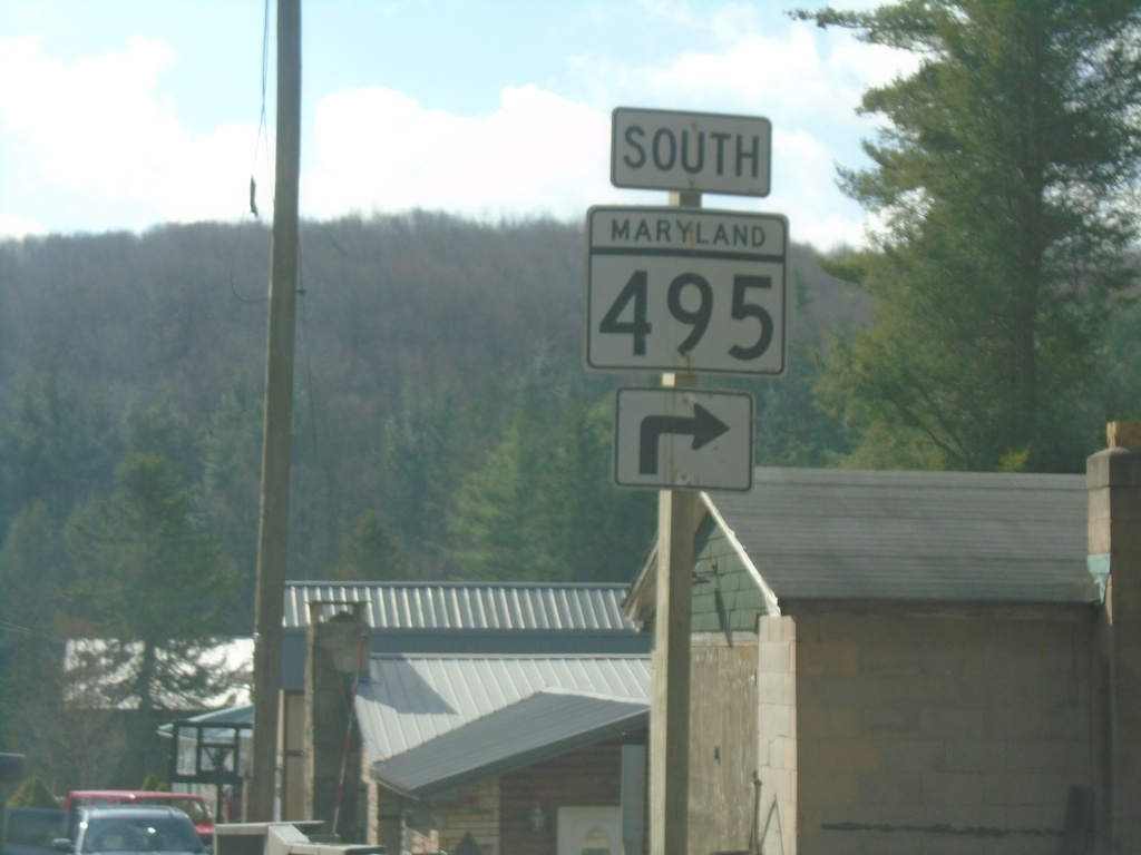 MD-495 South at Swanton Hill Road