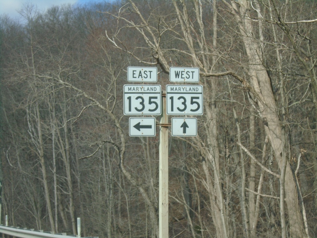 End MD-495 South at MD-135