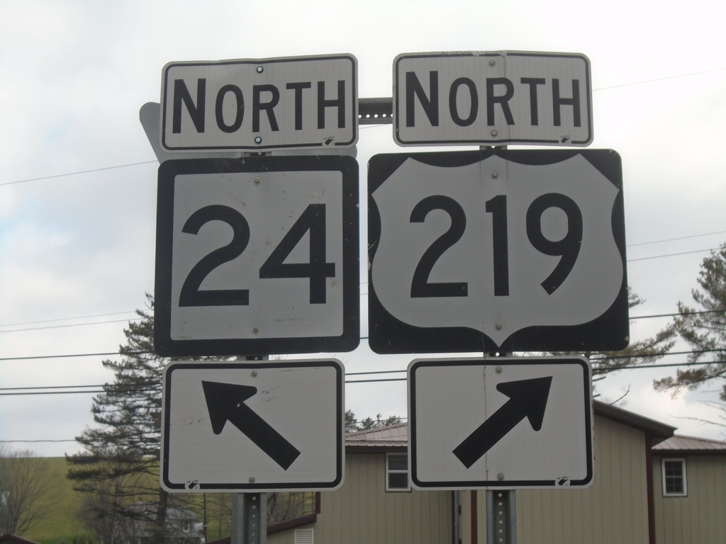 US-219 North at WV-24 North - Silver Lake