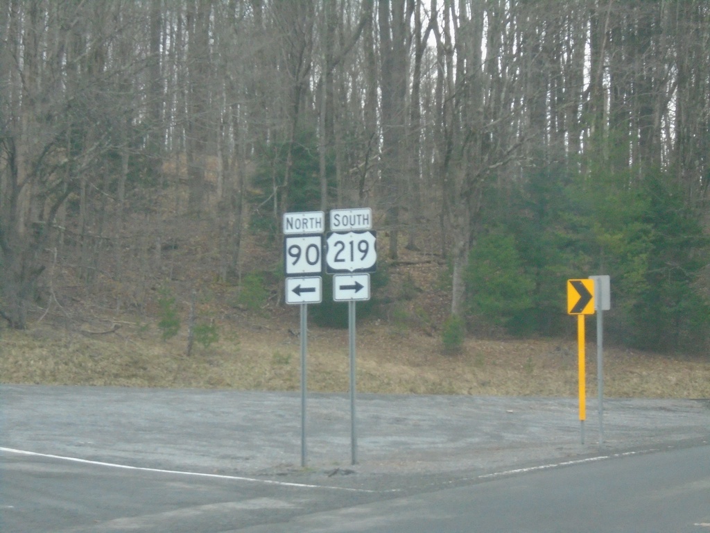 US-219 South at WV-90