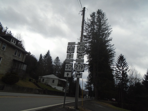 US-219 South at US-48/WV-32