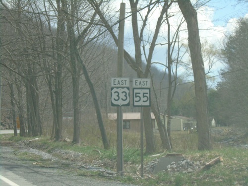 US-33 East/WV-55 East - Randolph County