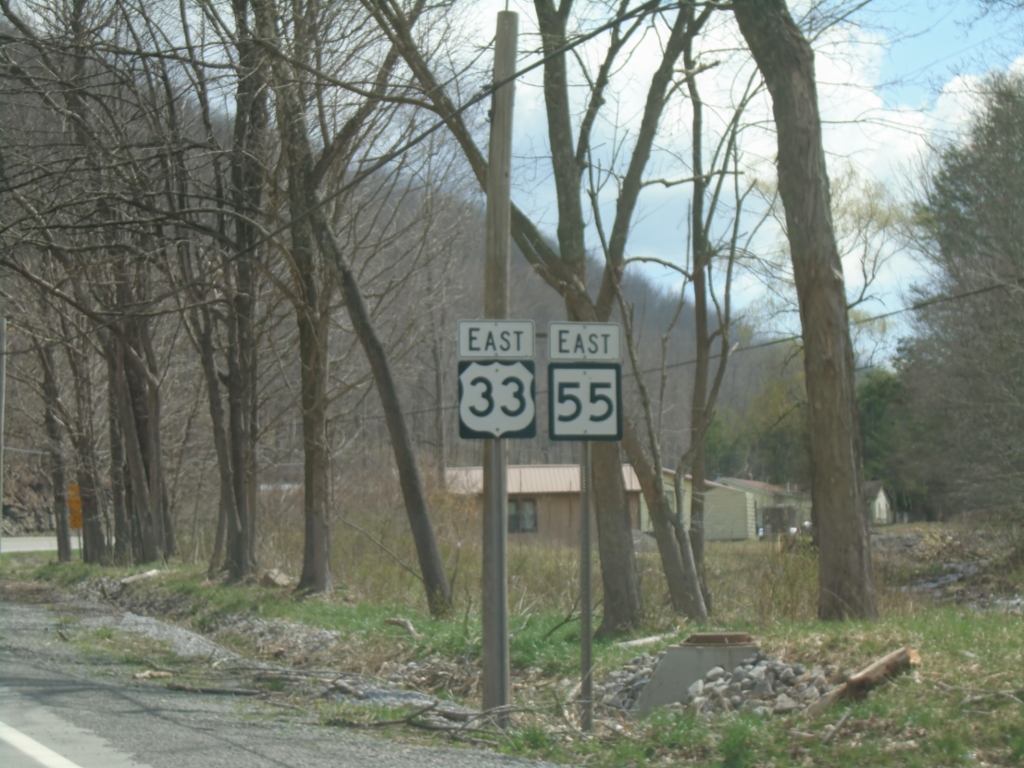 US-33 East/WV-55 East - Randolph County