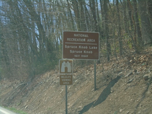 US-33 East/WV-28 South Approaching WVCR-33/4