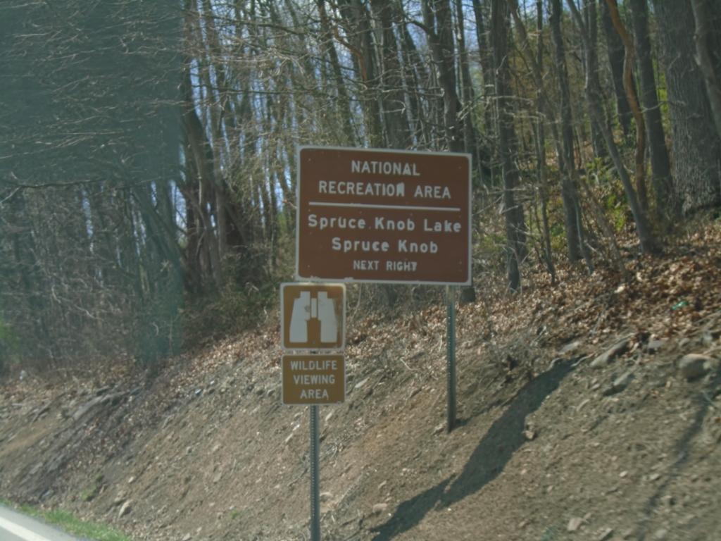 US-33 East/WV-28 South Approaching WVCR-33/4