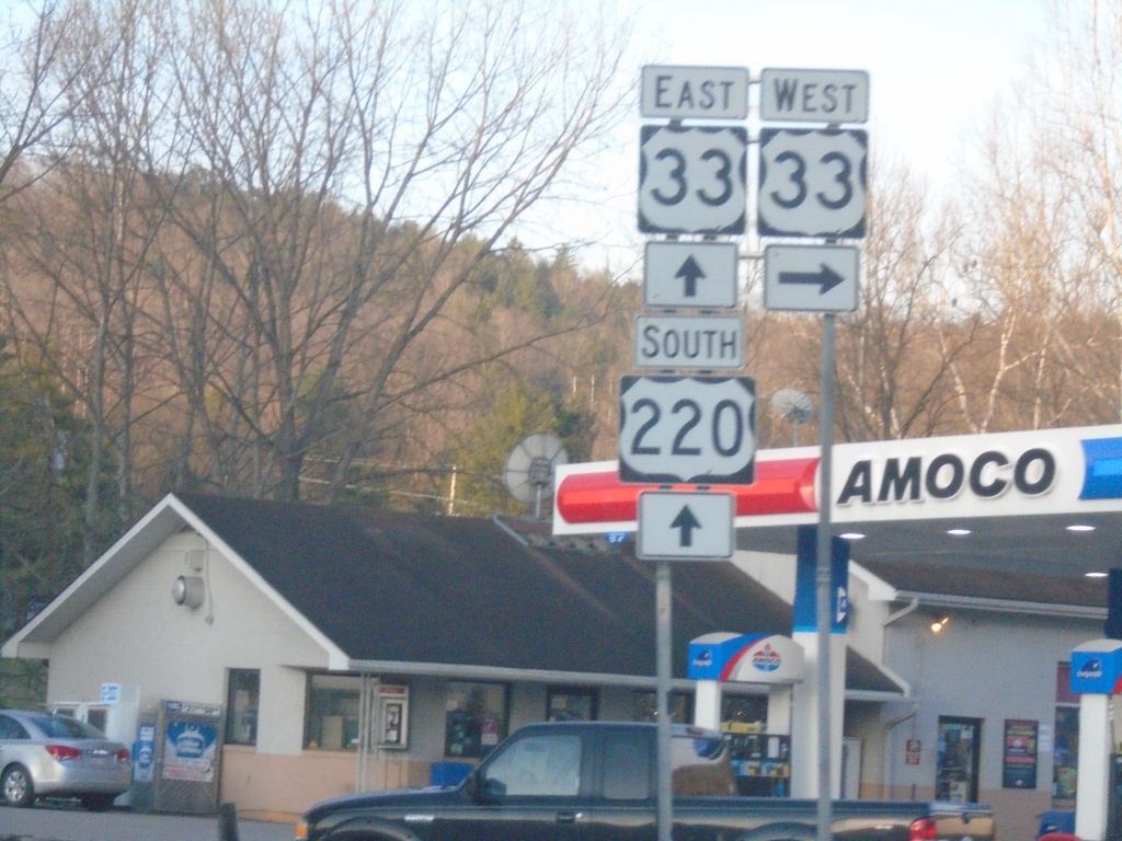 US-220 South at US-33