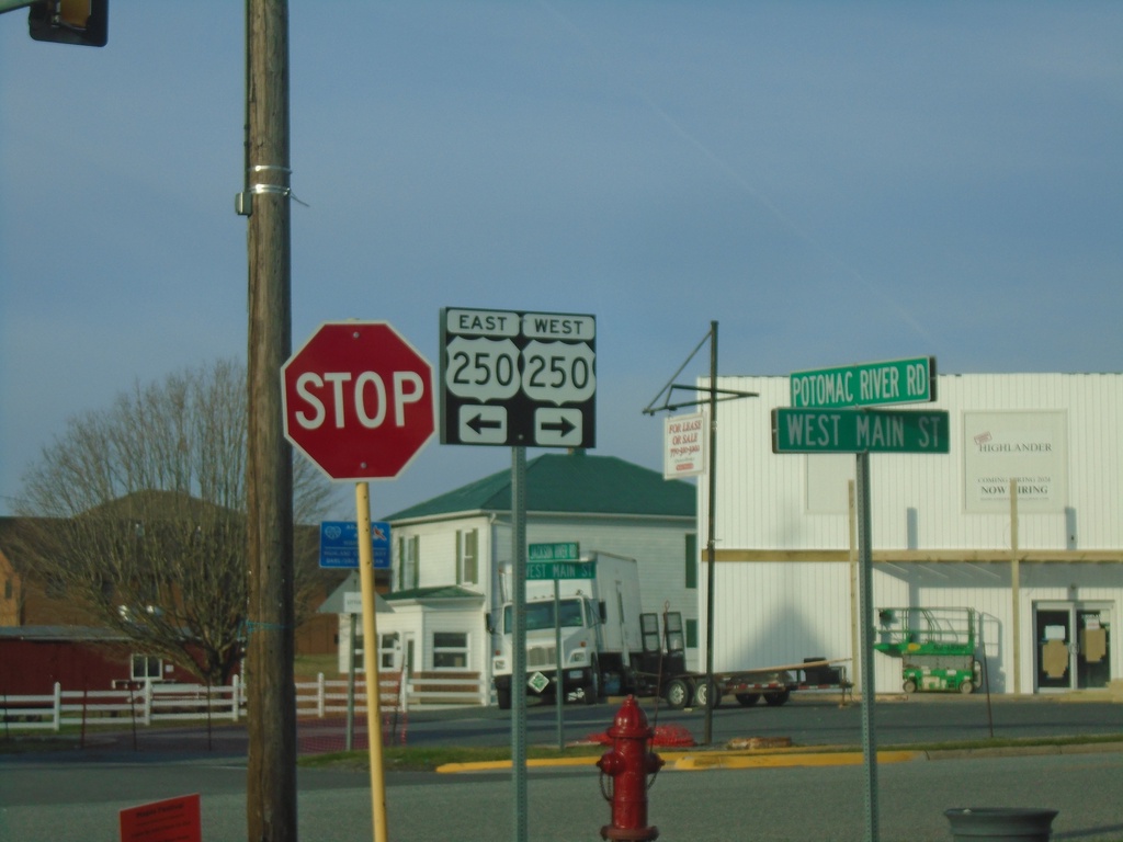 US-220 South at US-250