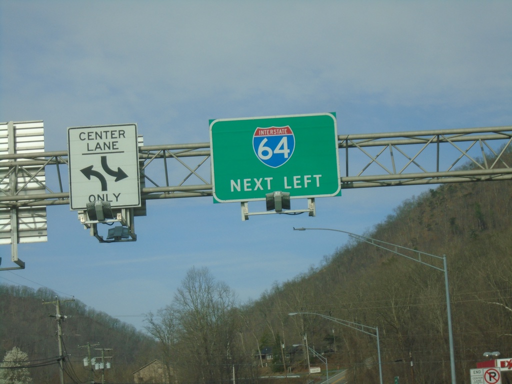 US-60 West Approaching I-64