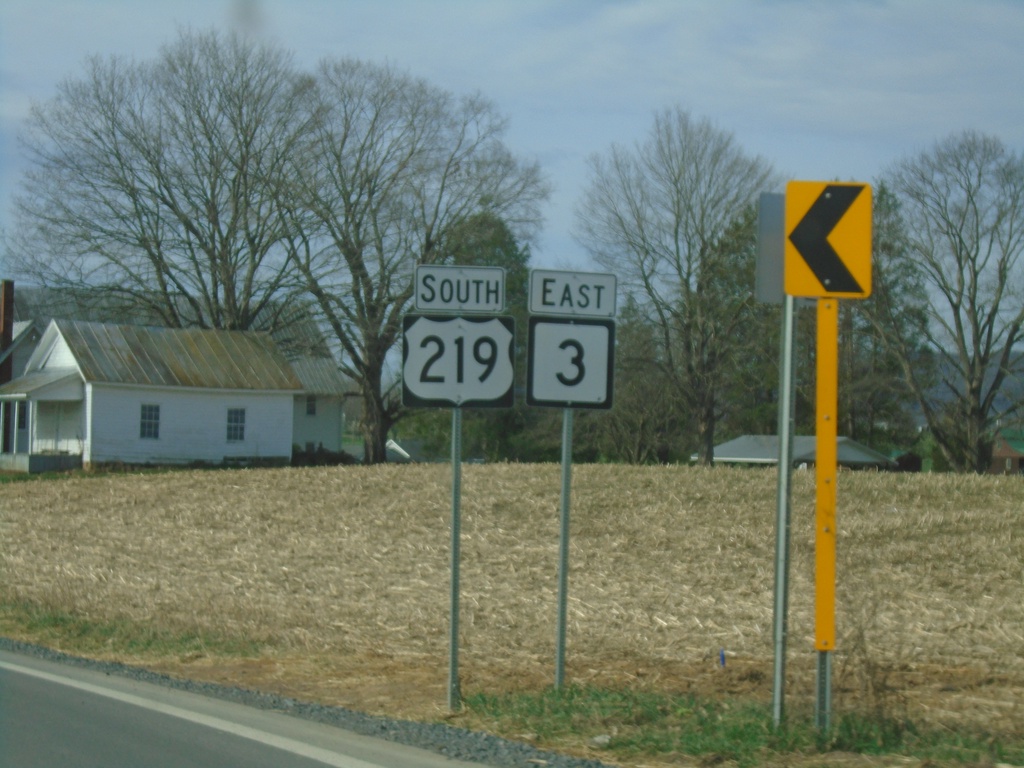 US-219 South/WV-3 East