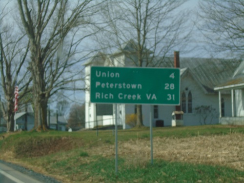 US-219 South/WV-3 East - Distance Marker