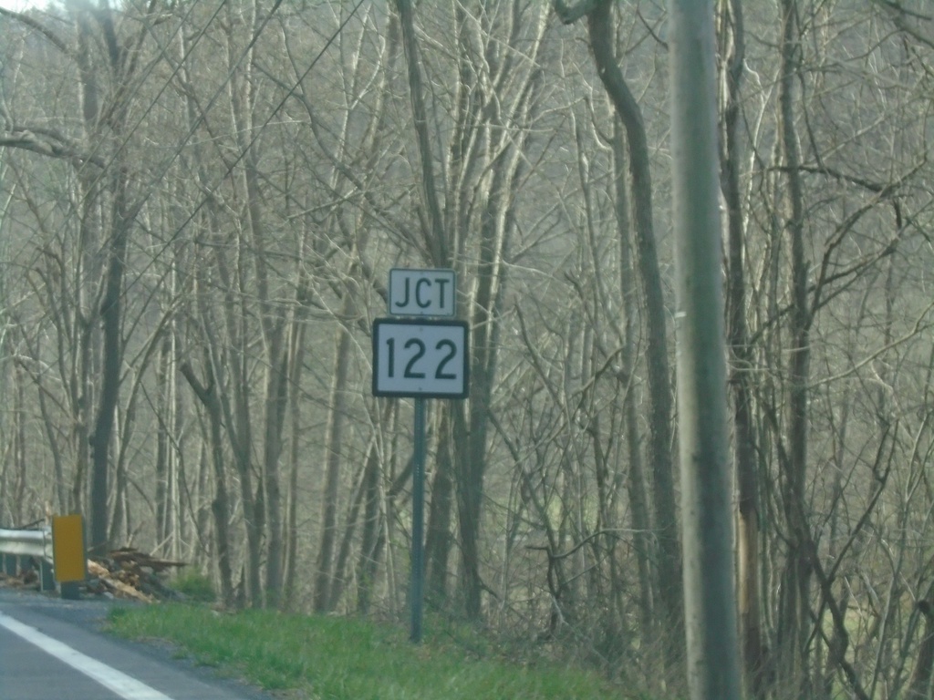 US-219 South Approaching WV-122