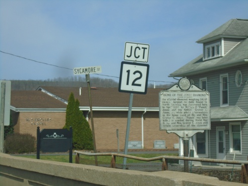 US-219 South Approaching WV-12