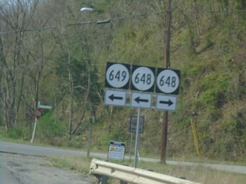 US-460 West at VAS-648/VAS-649