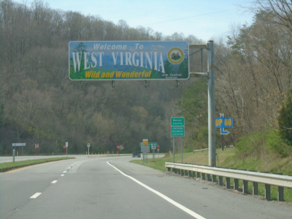 US-460 West - Entering West Virginia