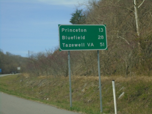 US-460 West - Distance Marker