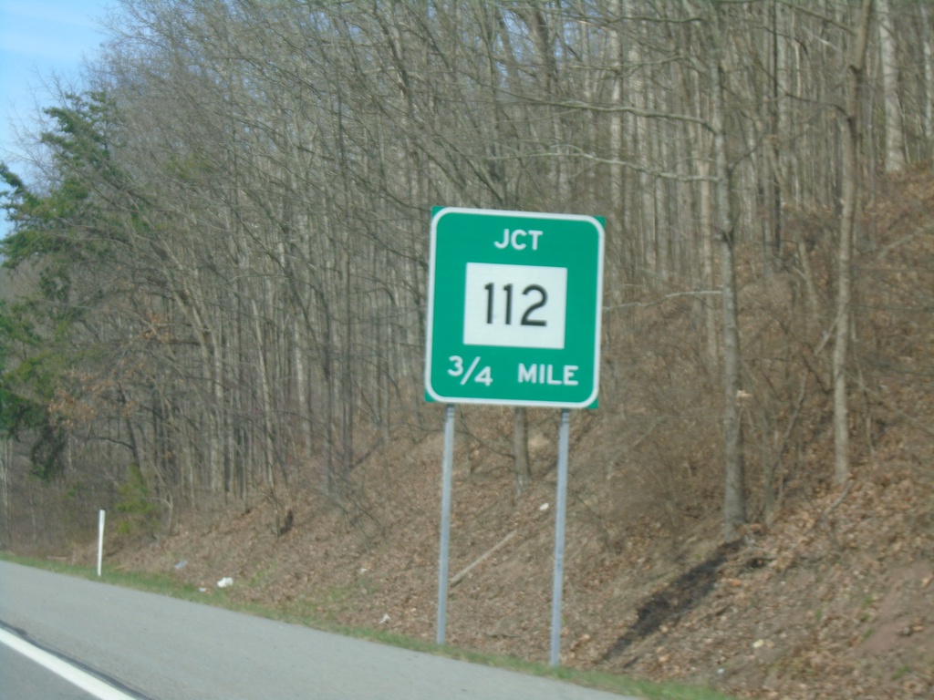 US-460 West Approaching WV-112