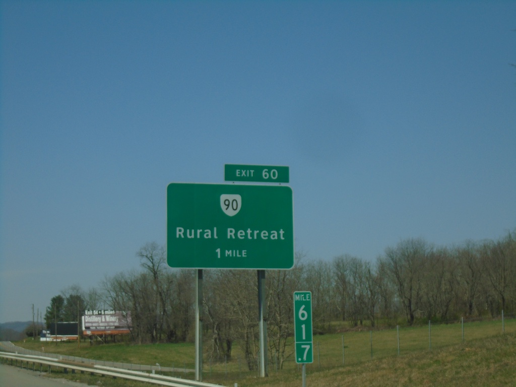 I-81 South - Exit 60