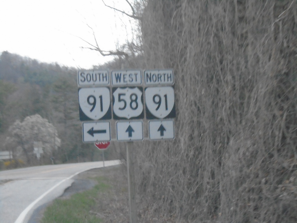 US-58 West at VA-91