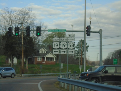 Alt. US-58 West at US-19