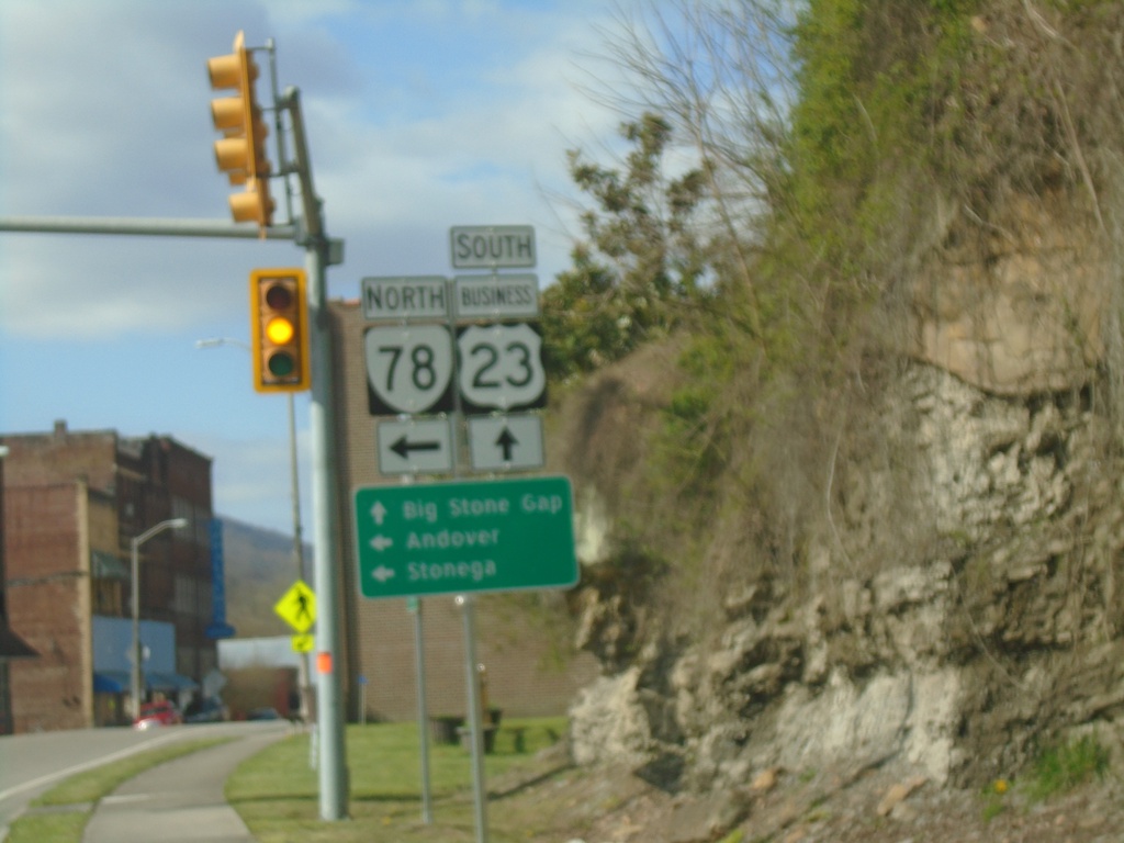 Bus. US-23 South at VA-78 North