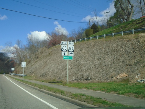 VA-68 West Approaching VA-160 West