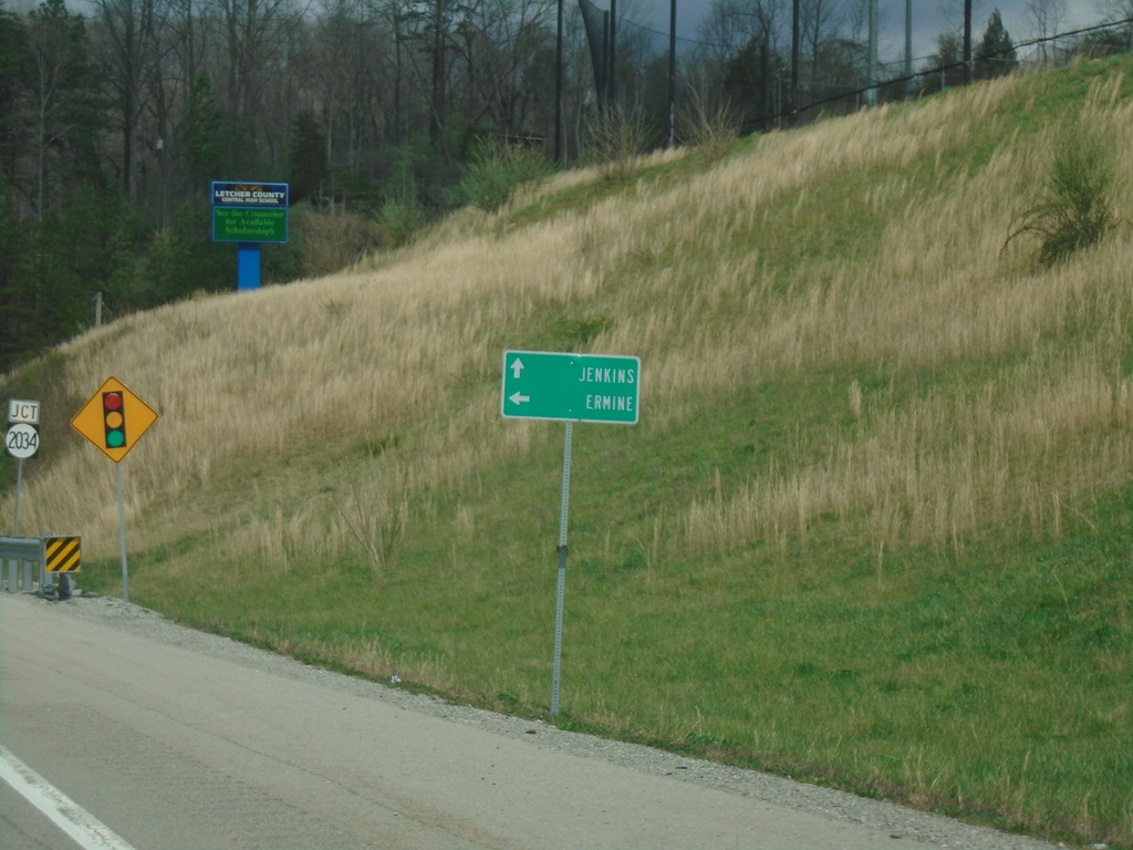 US-119 North Approaching KY-2023