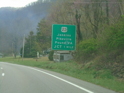 US-119 North Approaching US-23