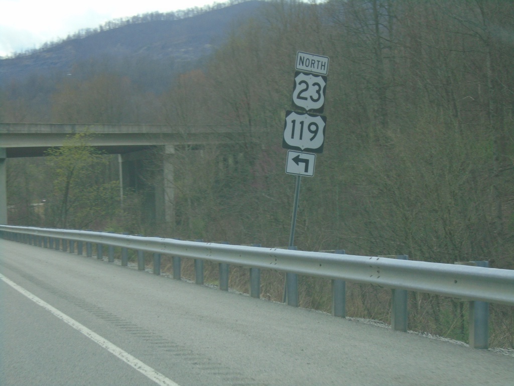 KY-805 East Approaching US-23/US-119 North