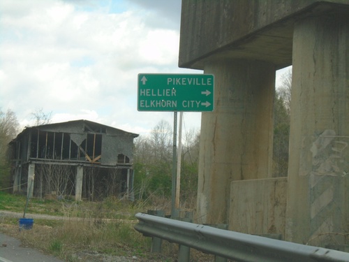 KY-805 East Approaching KY-197