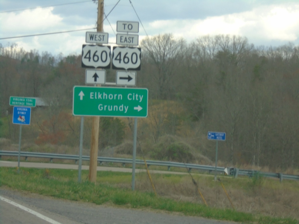 VA-80 East at VAS-609/To US-460 East