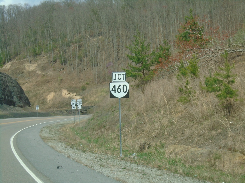 Breaks Park Road North Approaching VA-460