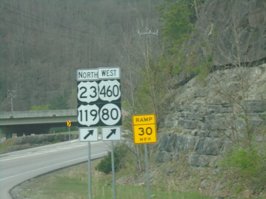 US-460/KY-80 West at US-23/US-119