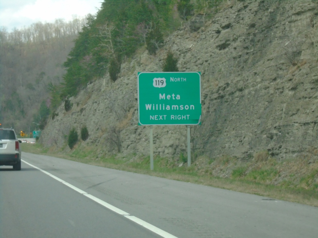 US-23/US-119 North/US-460/KY-80 West at US-119 North