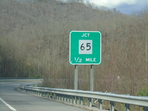 US-119 North Approaching WV-65